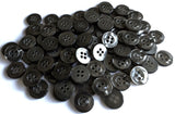 Buy 100 Clearance Smoke Grey Sewing Buttons online at Ecsparkles UK Haberdashery Store 