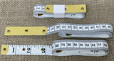 TP05 Brass End Tape Measure Tailoring Tape, 60" Inch. Cm's and Inches.